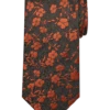 Pronto Uomo Narrow Tie, Orange Floral -Men Clothing Store MW40 8XL4 45 PRONTO UOMO ORANGE MAIN