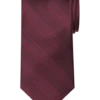 Pronto Uomo Narrow Tie, Burgundy Stripe -Men Clothing Store MW40 8XL7 06 PRONTO UOMO BURGUNDY MAIN